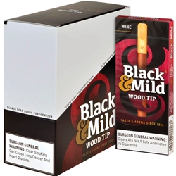 MIDDLETONS - BLACK & MILD 5PACK WINE WOOD TIP